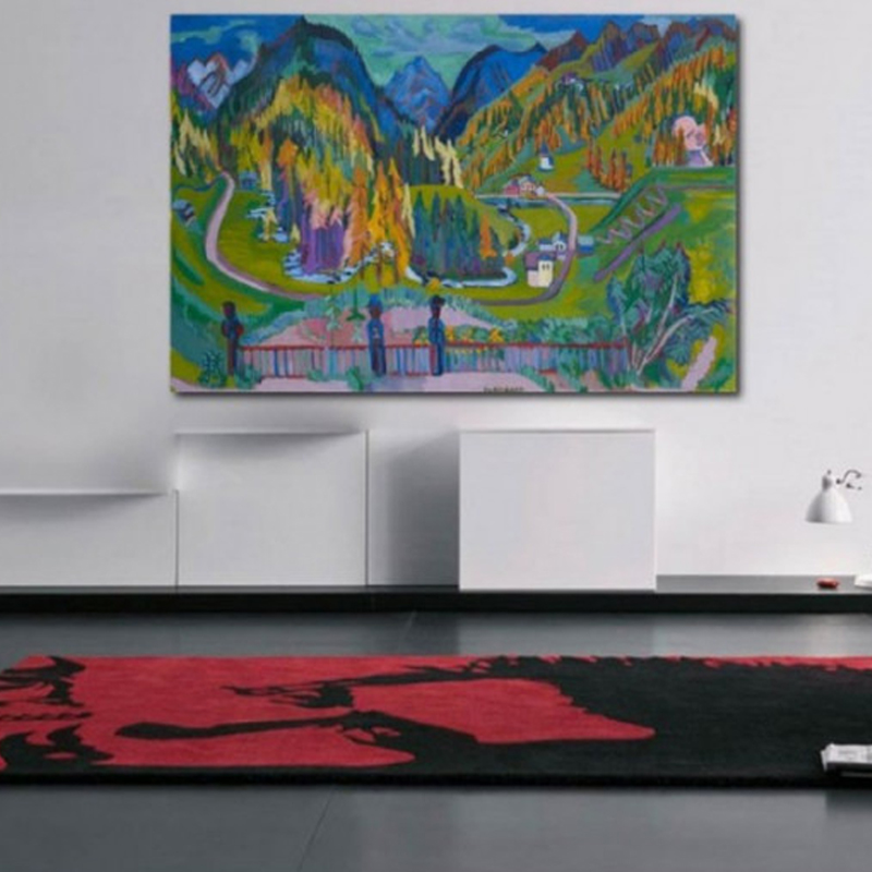 Πίνακας σε καμβά με Ζωγραφική Ernst Ludwig Kirchner landscape